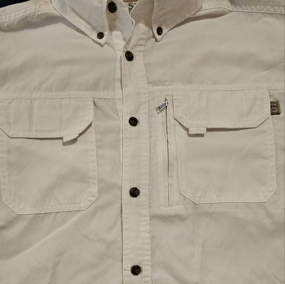 Field & Stream Men's Short Sleeve Fishing Button-down M - Picture 2 of 6